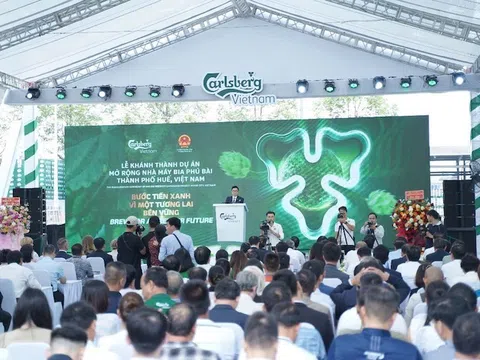 TP Huế: Carlsberg khánh thành nhà máy bia công suất lớn nhất châu Á tại Việt Nam