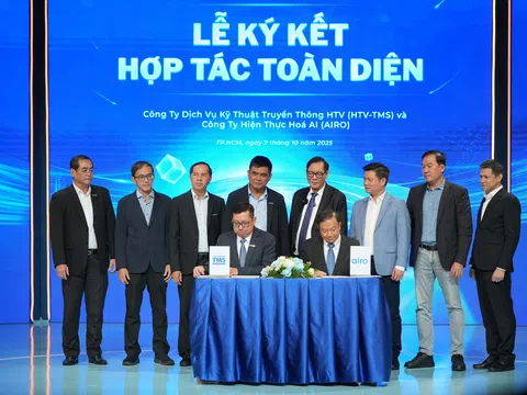 AIRO và HTV – TMS bắt tay nhau cung cấp các gói truyền thông đồng hành cùng doanh nghiệp Việt phát triển và vươn mình trong kỷ nguyên số