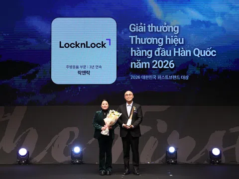 Đằng sau cú đúp giải thưởng của LocknLock tại Giải thưởng Thương hiệu hàng đầu Hàn Quốc năm 2026