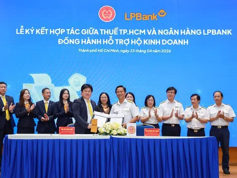 LPBank ký kết hợp tác với Thuế TP.HCM, thúc đẩy chuyển đổi số hộ kinh doanh và cá nhân kinh doanh
