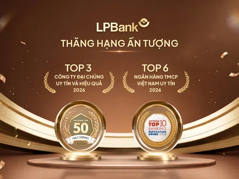 LPBank thăng hạng mạnh trên hai bảng xếp hạng uy tín hàng đầu Việt Nam