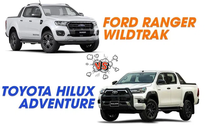 So sánh xe Toyota Hilux Adventure 2020 và Ford Ranger Wildtrak 2020: Ngang tài, ngang sức