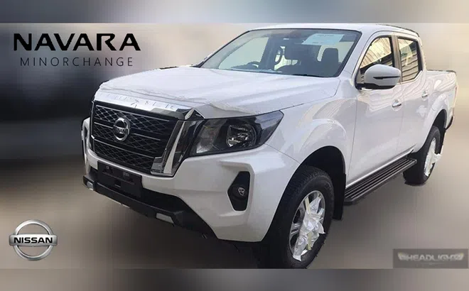 Nissan Navara 2021 facelift hiện hình