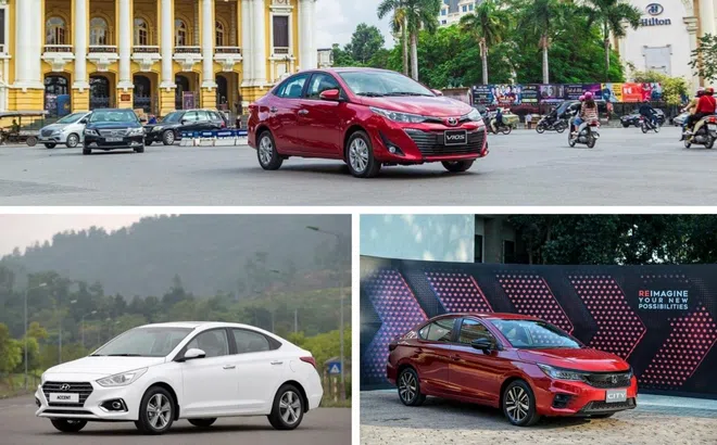 Giá lăn bánh 3 mẫu xe hot hạng B: Hyundai Accent, Toyota Vios, Honda City