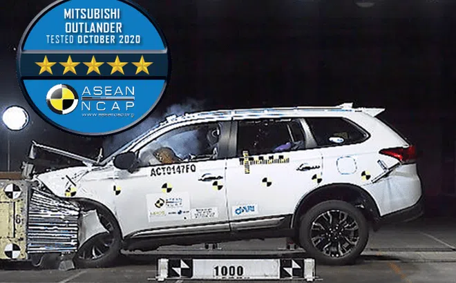 Mitsubishi Outlander lắp ráp tại Việt Nam đạt điểm an toàn tối đa từ ASEAN NCAP