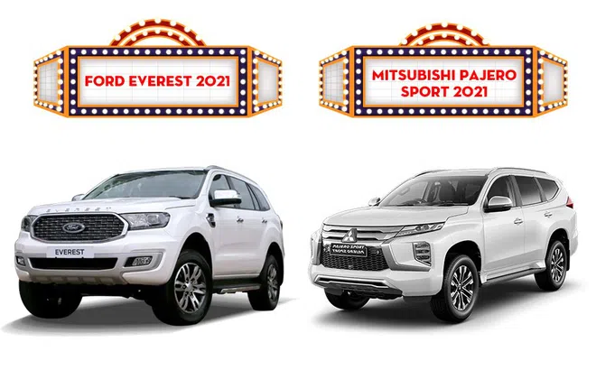 So sánh xe Ford Everest 2021 và Mitsubishi Pajero Sport 2021: Chạy đua công nghệ an toàn