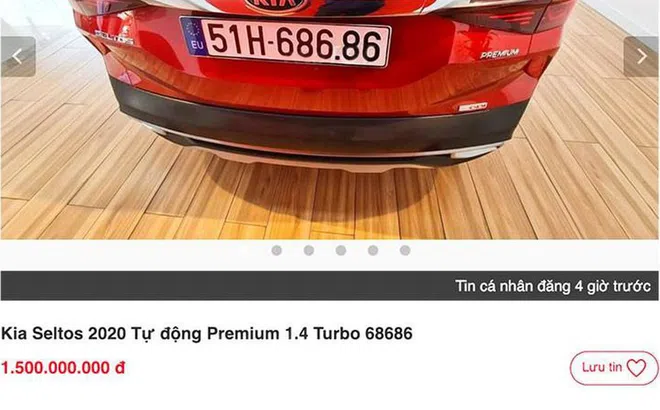 Sở hữu biển 'lộc phát' 686.86, Kia Seltos được rao bán với giá gấp đôi