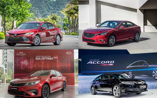 Toyota Camry tiếp tục là xe bán chạy nhất phân khúc hạng D trong tháng 01/2020