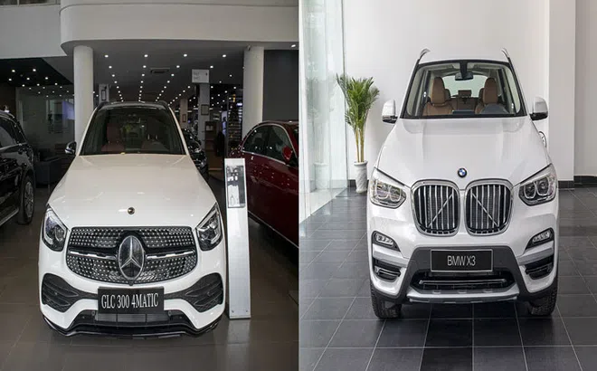 So sánh xe Mercedes-Benz GLC 300 2020 và BMW X3 2020