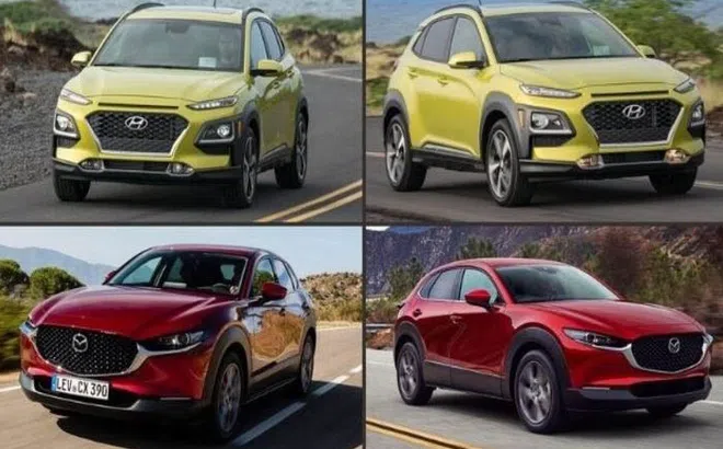 So sánh điểm mạnh xe Mazda CX-3 2020 và ưu điểm xe Hyundai Kona 2020