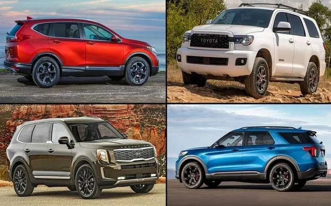 10 mẫu SUV ghế gập siêu rộng, thong dong chở đồ