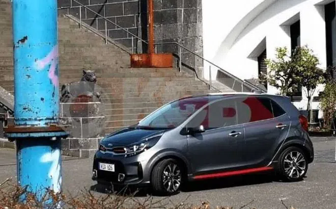 Kia Morning 2020 facelift bản GT thể thao lộ nguyên hình