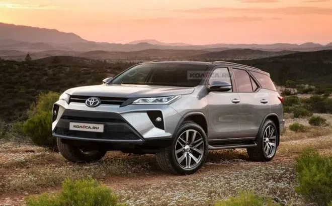 Xem trước Toyota Fortuner 2021 nâng cấp rõ nét từng centimet