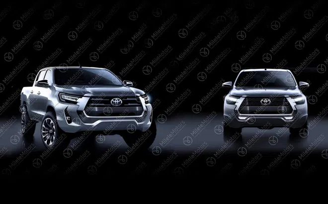 Toyota Hilux 2021 lộ ảnh không ngụy trang