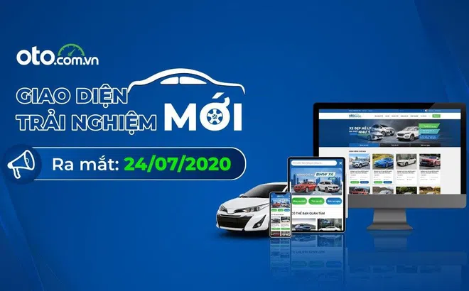 Oto.com.vn chính thức thay đổi giao diện mới 