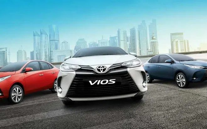 Toyota Vios 2021 ra mắt với giá tăng nhẹ
