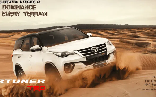 Toyota Fortuner TRD Limited Edition chào giá 1 tỷ đồng