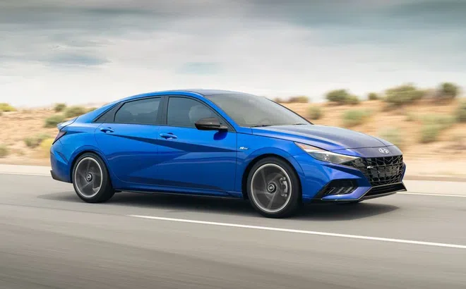 Hyundai Elantra N Line 2021 đề giá 624 triệu đồng tại Mỹ