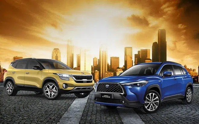Kia Seltos được quan tâm hơn Toyota Corolla Cross những ngày đầu về đại lý