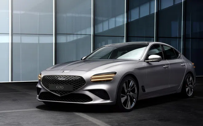Genesis G70 2022 facelift lộ diện sớm