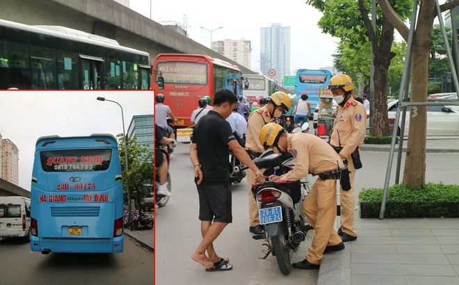 Hà Nội: Cần có giải pháp dứt điểm vấn đề đón trả khách trái phép trên đường Phạm Hùng