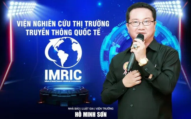Ông Hồ Minh Sơn - Viện trưởng Viện IMRIC cùng những công tác thiện nguyện đem lại giá trị cho cộng đồng