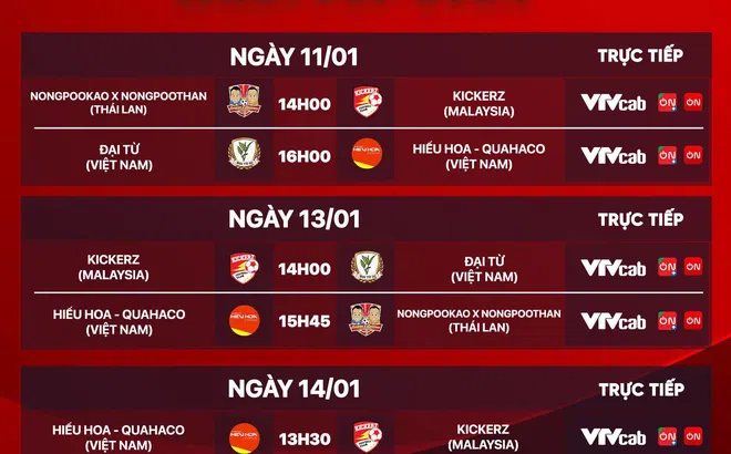 Việt Nam lần thứ 2 tổ chức Giải bóng đá 7 người quốc tế Cúp Wika 2024