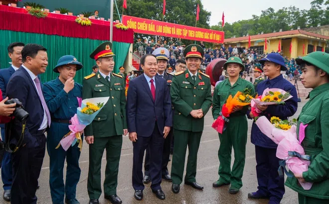 Hải Phòng: Bí thư thành ủy Lê Tiến Châu dự Hội tòng quân