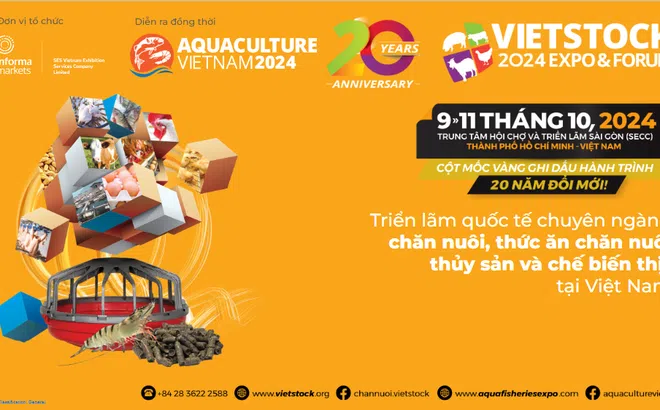 Vietstock 2024: Thúc đẩy hợp tác, hội nhập và phát triển trong lĩnh vực chăn nuôi, thủy sản