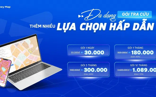 Meey Map tặng 24 giờ trải nghiệm miễn phí cho tài khoản đăng ký mới