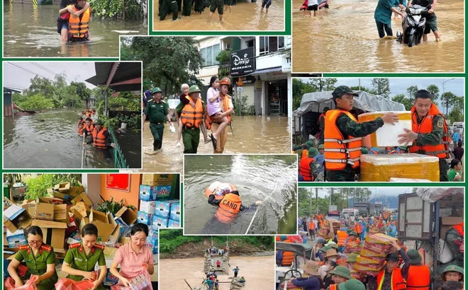 Sức mạnh đại đoàn kết dân tộc và tinh thần tương thân tương ái của các tầng lớp nhân dân bùng cháy hướng về miền Bắc