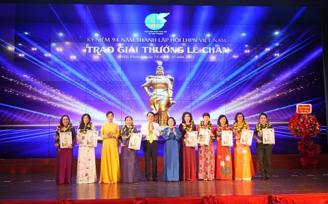 Hải Phòng: Trao tặng Giải thưởng Lê Chân lần thứ 13 tôn vinh phụ nữ