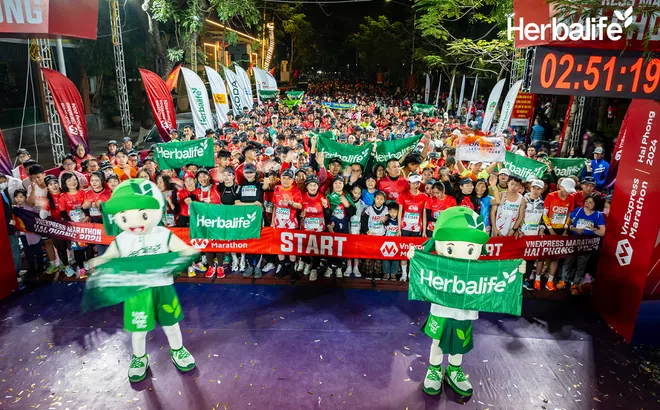 Herbalife Việt Nam tiếp tục đồng hành cùng VnExpress Marathon Hải Phòng 2024