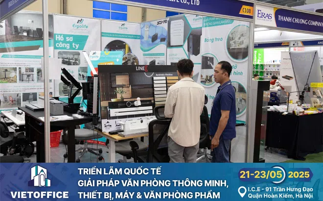 150 gian hàng quy tụ tại Triển lãm Quốc tế về Giải pháp văn phòng thông minh, Thiết bị, Máy và Văn phòng phẩm 2025