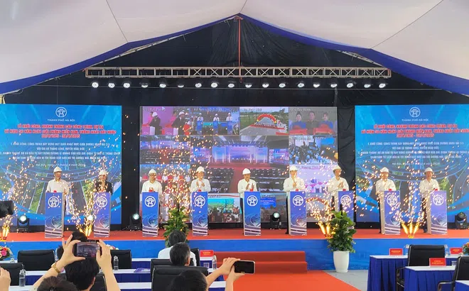 Hà Nội: Khởi công Dự án xây dựng nút giao khác mức giữa đường Vành đai 3,5 với Đại lộ Thăng Long