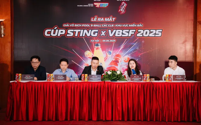 Khởi động Giải vô địch Pool 9-Ball các Câu lạc bộ khu vực miền Bắc - Cúp STING x VBSF 2025