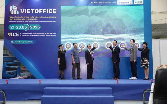 Khai mạc Triển lãm Quốc tế về Giải pháp văn phòng thông minh, Thiết bị, Máy và Văn phòng phẩm - VietOffice 2025