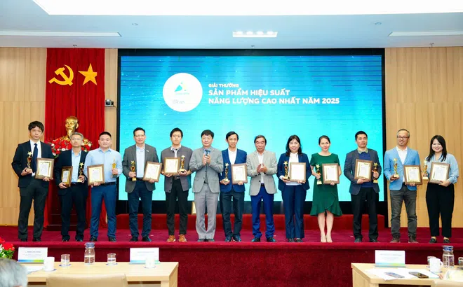 Trao Giải thưởng hiệu quả năng lượng năm 2025 cho doanh nghiệp, công trình và sản phẩm tiêu biểu