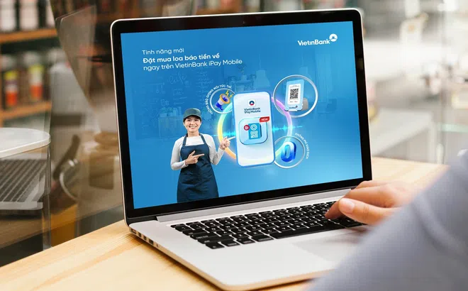 Một chạm trên VietinBank iPay, loa báo tiền về giao tận nơi