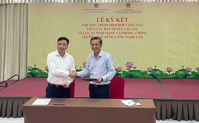 Cục Bản quyền tác giả và A05 ký kết phối hợp bảo vệ bản quyền trên môi trường số