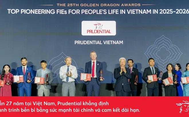 Prudential tiếp tục ghi dấu ấn tại Giải thưởng Rồng Vàng 2026
