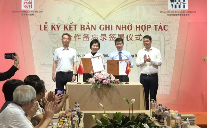 Hà Nội - Bắc Kinh ký kết hợp tác bảo tồn và phát huy giá trị Văn Miếu - Quốc Tử Giám