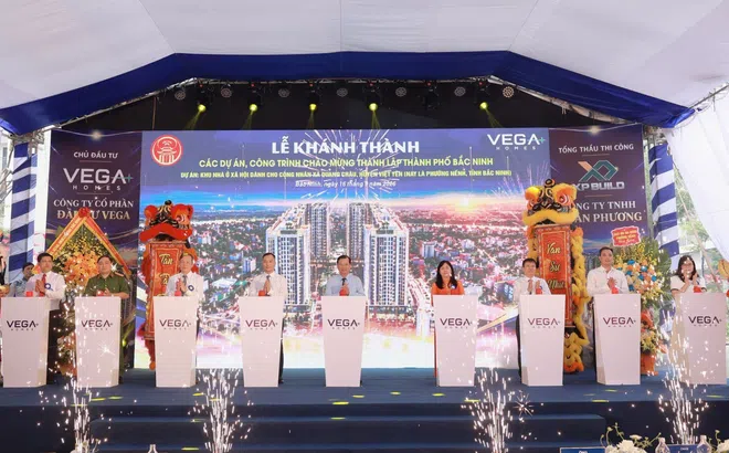 Khánh thành Khu nhà ở xã hội Vegahomes, cung cấp 1.558 căn hộ cho công nhân Bắc Ninh