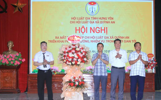 Hưng Yên ra mắt Chi hội Luật gia cấp xã đầu tiên tại Quỳnh An