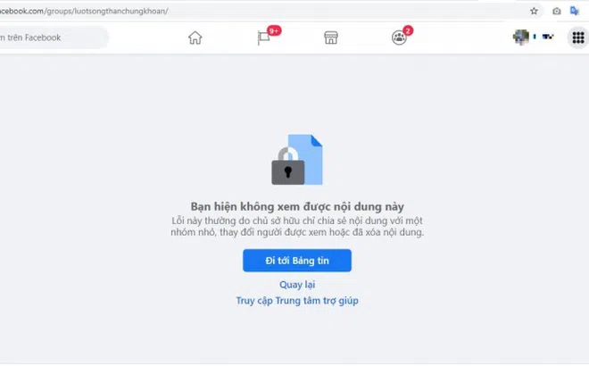 Một loạt Group chứng khoán ''bay màu'' - Kết quả của một chiến dịch truy quét của Facebook?