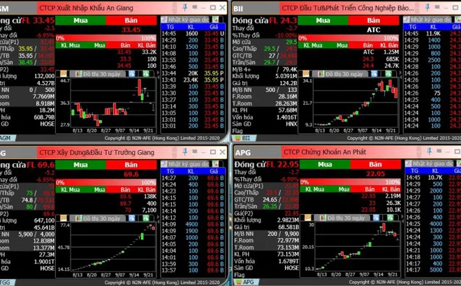 Cổ phiếu ''họ Louis'' đồng loạt giảm sàn sau thông tin UBCKNN điều tra hành vi thao túng giá