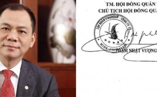 Chữ ký của những người giàu nhất sàn chứng khoán Việt Nam có gì đặc biệt?