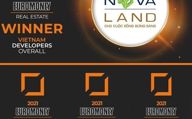 Novaland được vinh danh 'Nhà phát triển bất động sản xuất sắc Việt Nam 2021'