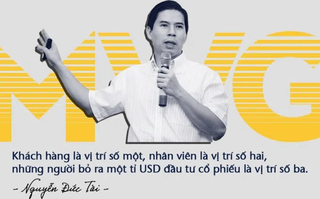 Giá cổ phiếu MWG đạt đỉnh, Chủ tịch Nguyễn Đức Tài liền đăng ký bán ra 1 triệu cổ phiếu và có thể thu về 139 tỷ đồng