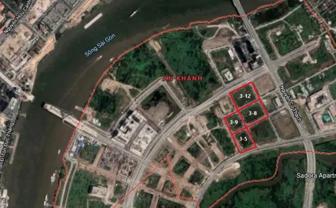 Mỗi căn hộ ở 04 khu đất vừa đấu giá ở Thủ Thiêm phải gánh tiền đất thấp nhất là 35 tỷ/căn